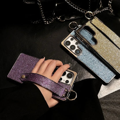 Glam Shimmer Hand Strap Case