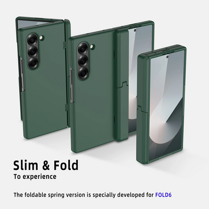 Invisible Hinge Bracket Frame Glass Case - Samsung