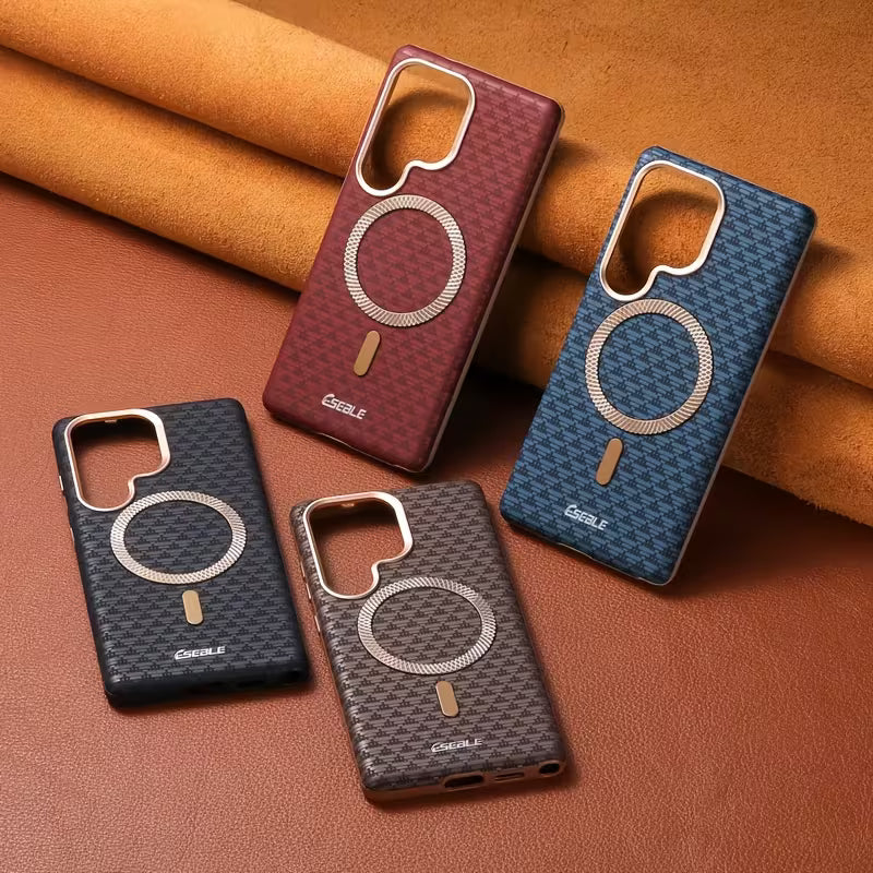 Obsidian Weave MagSafe Shield Case