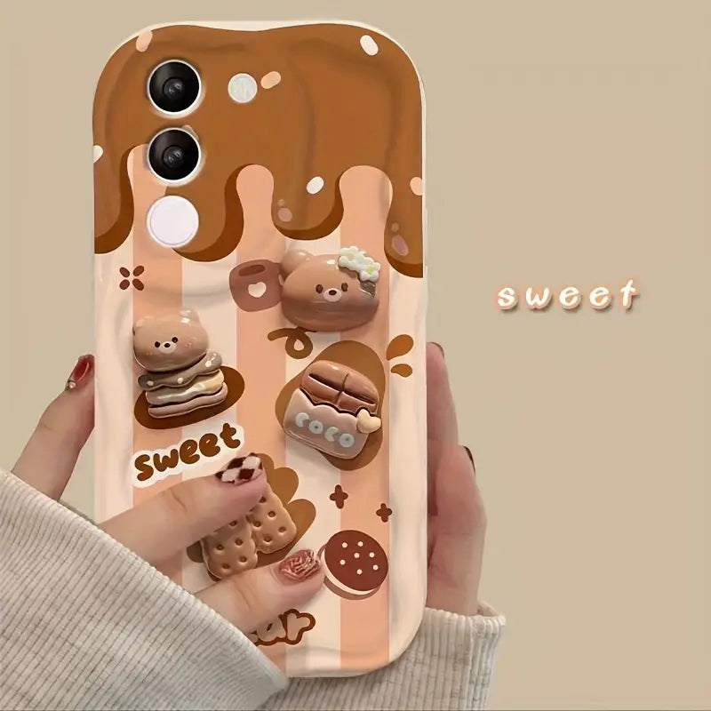 Caramel Teddy Shell Phone Case - Samsung