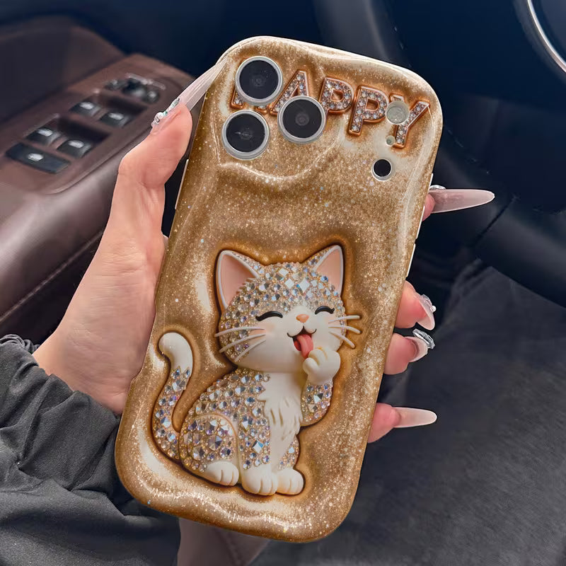Bling Cat Statement Case