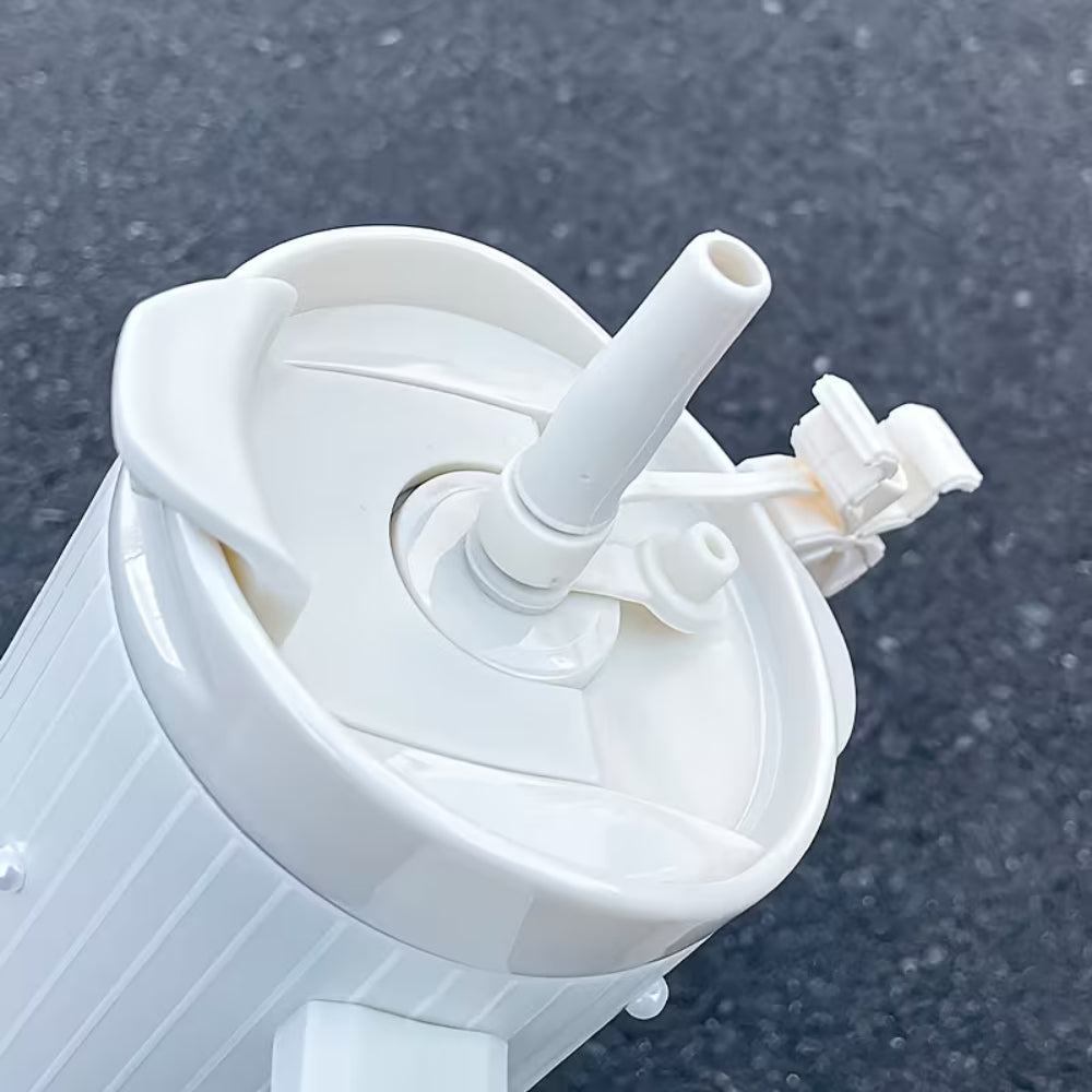 Snowflake Ribbed Insulated Tumbler