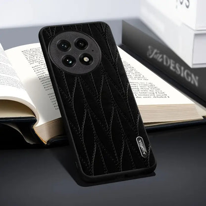 High-End Wave Pattern Leather Bumper Case – OnePlus