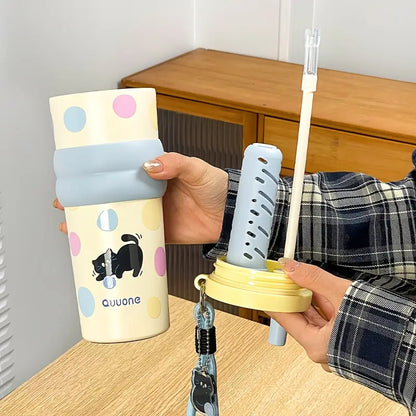 Cute Dot Stainless Steel Travel Tumbler