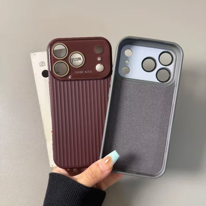 Vertical Ribline Groove Shield Case