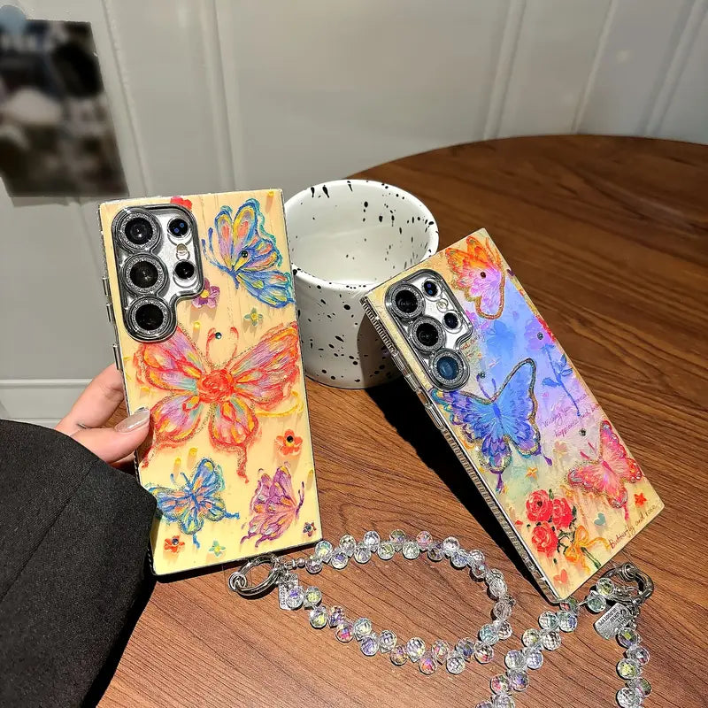 Elegant Butterfly Design Phone Case - Samsung