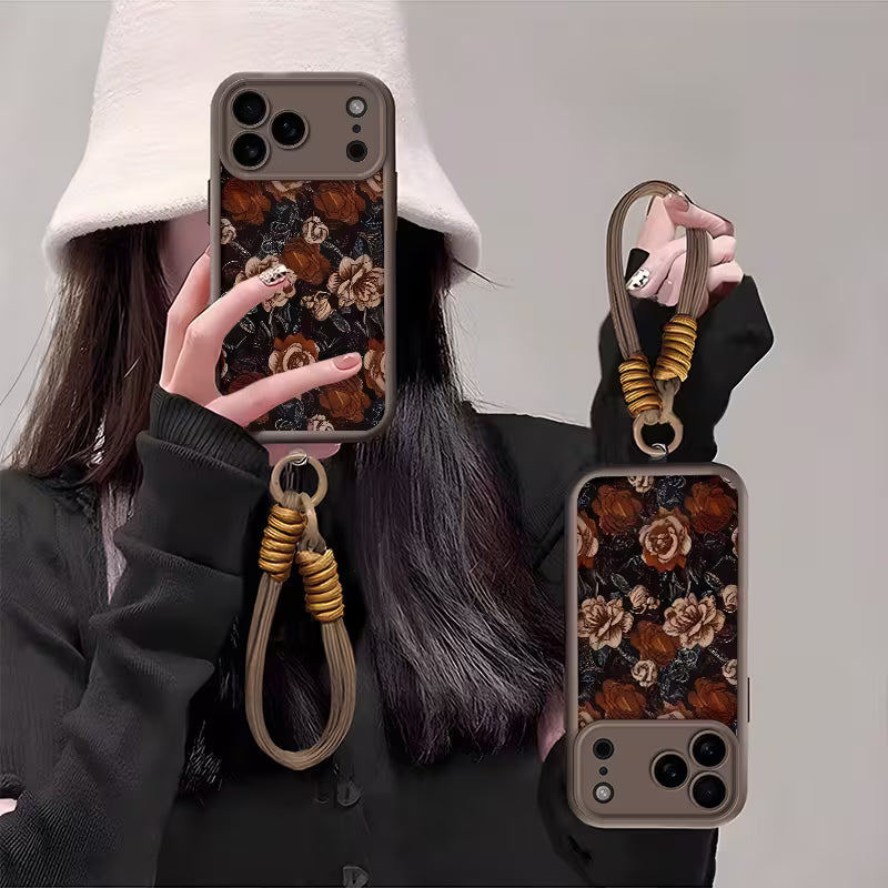 Autumn Sepia Bloom Aesthetic Case