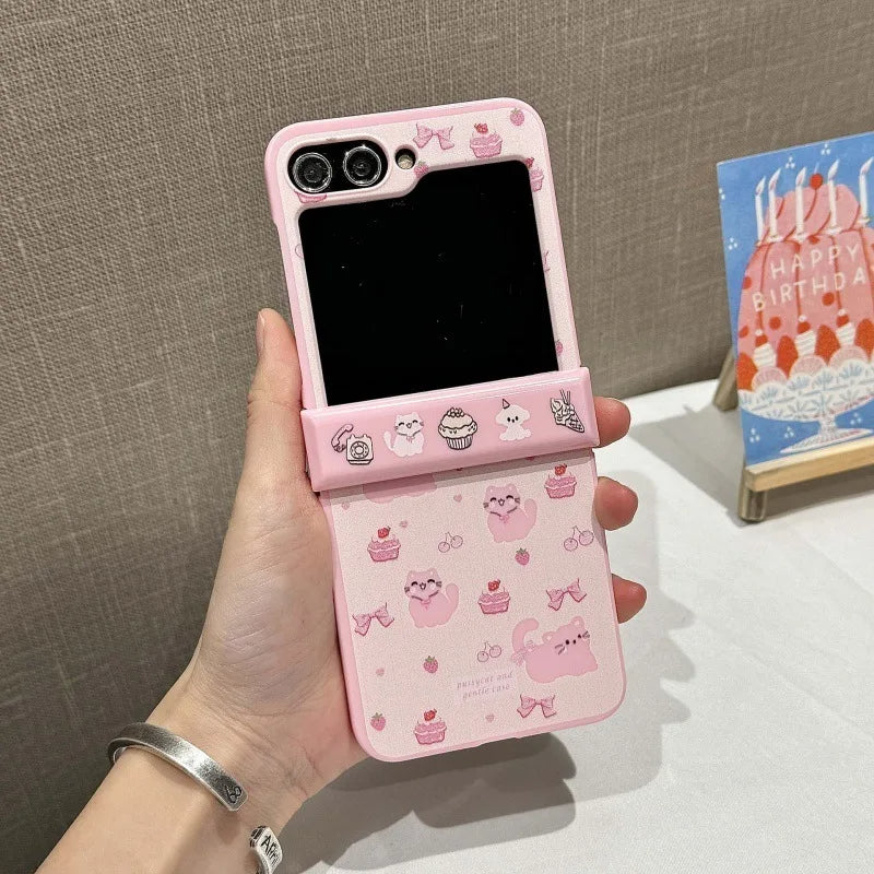 Cute Cat Strawberry Shortcake Case - Samsung