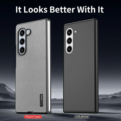 Galaxy Z Fold6 - Tree Texture Business Foldable Back Cover