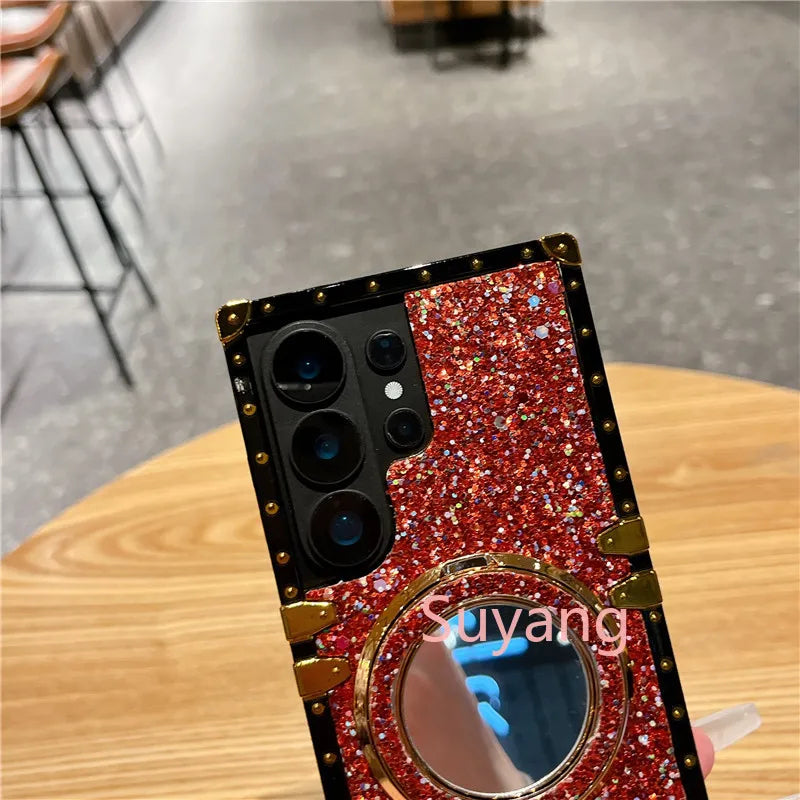 Diamond Diva Mirror Ring Case