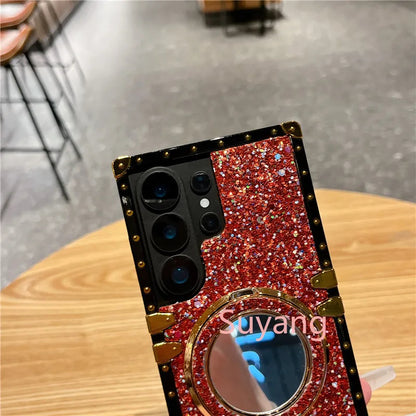 Diamond Diva Mirror Ring Case
