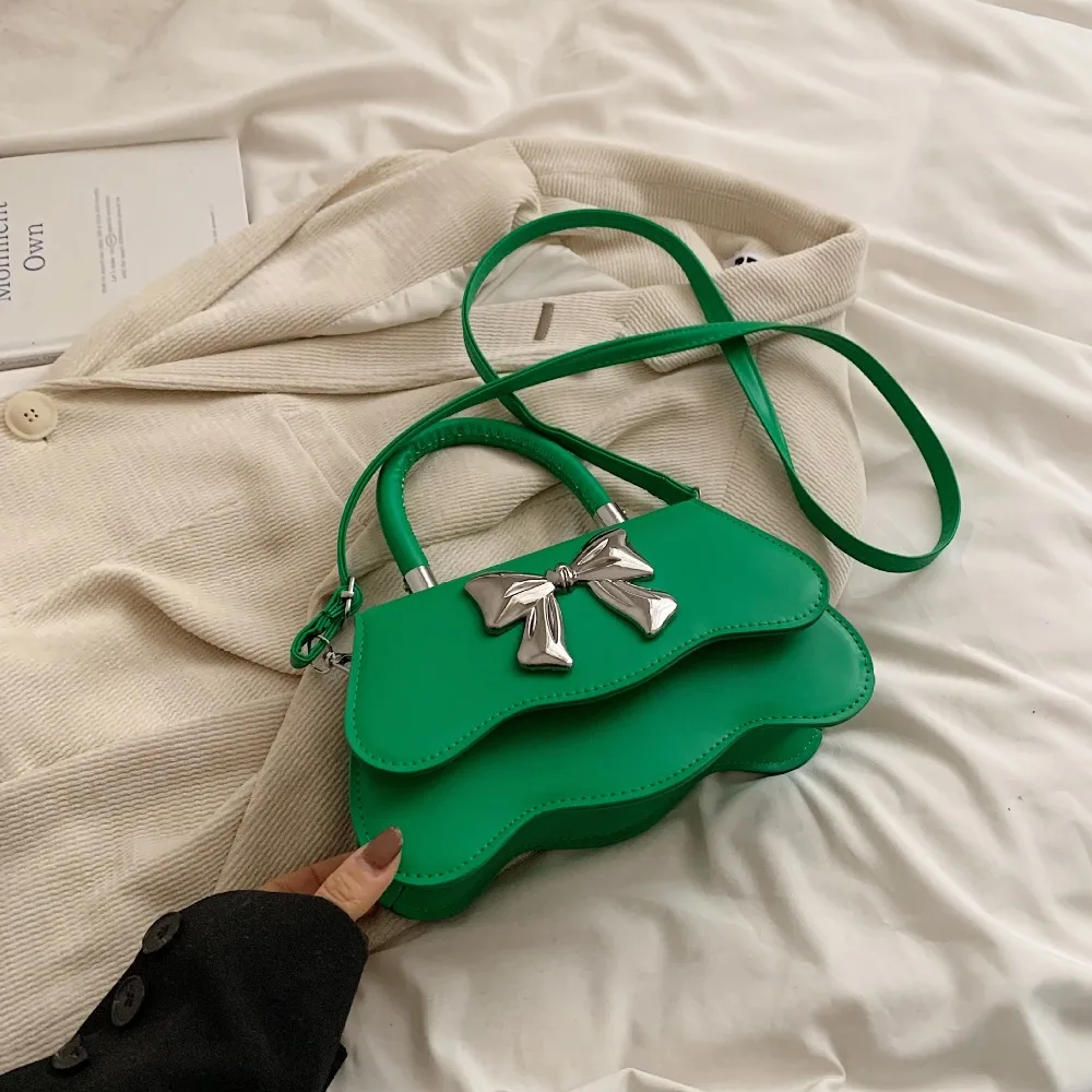Bow-Accent Mini Handbag