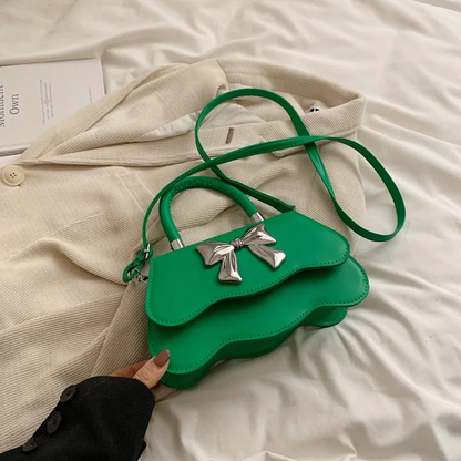 Bow-Accent Mini Handbag
