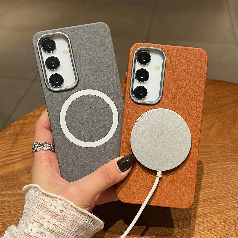 Elite Leather Magsafe Phone Case - Samsung