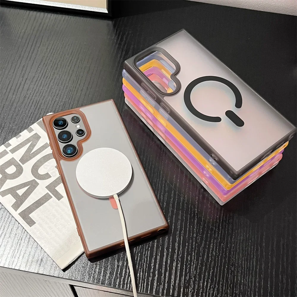 LuxShield Matte MagSafe Translucent Case - Samsung