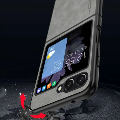 Galaxy Z Flip6 Sheep Luxe Premium Leather Case