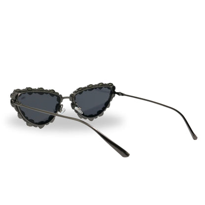 Luxe Jewel Edge Fashion Sunglasses
