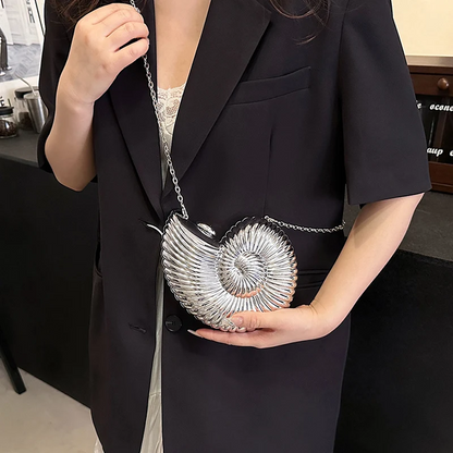 Modern Snail Shape Mini Crossbody Bag