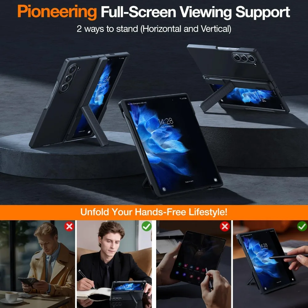 Galaxy Z Fold6 - Forti Shield Magnetic Armor Stand Case