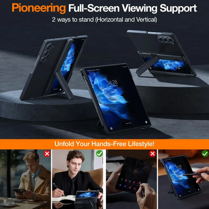 Galaxy Z Fold6 - Forti Shield Magnetic Armor Stand Case