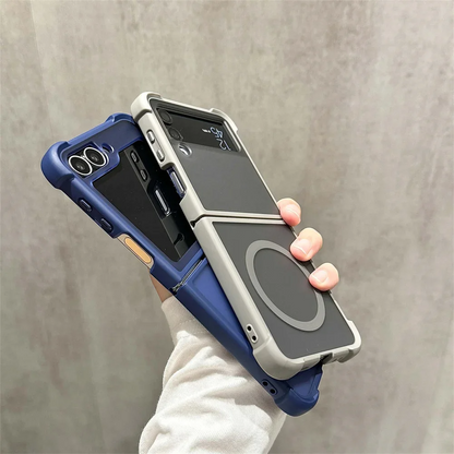 Luxury Magnetic Wireless Charging Matte Case-Samsung