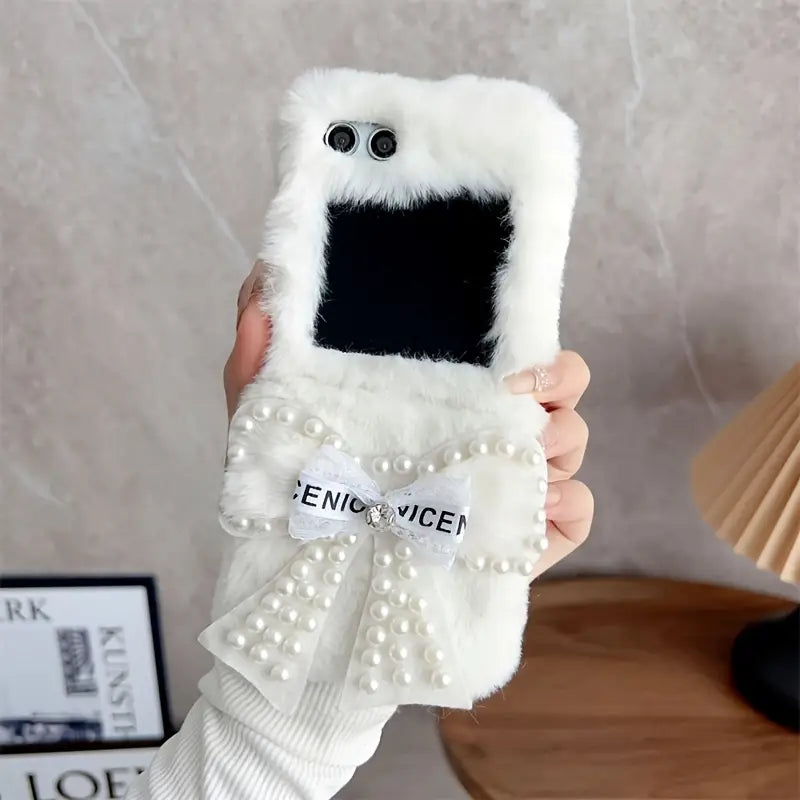 Fluff & Bow Flip Case - Samsung