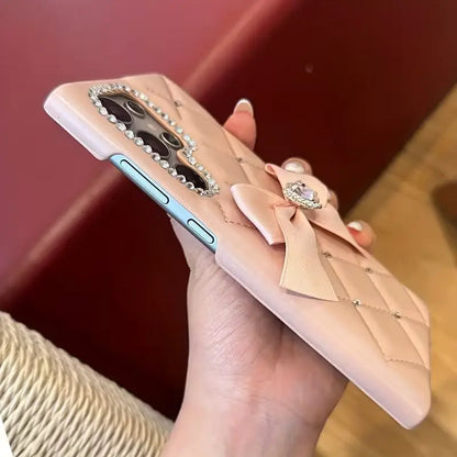 Diamond Bow Quilted Elegance Case