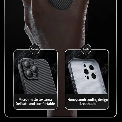 Premium Carbon Texture Magsafe Case - iPhone