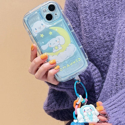 Cute Cartoon Phone Case with Charm