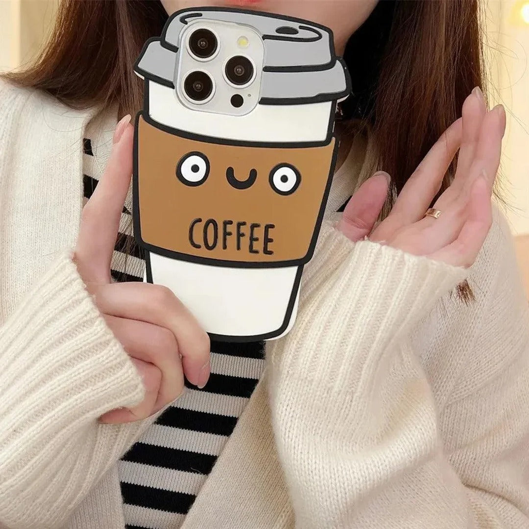 Realistic 3D Coffee Mug Case