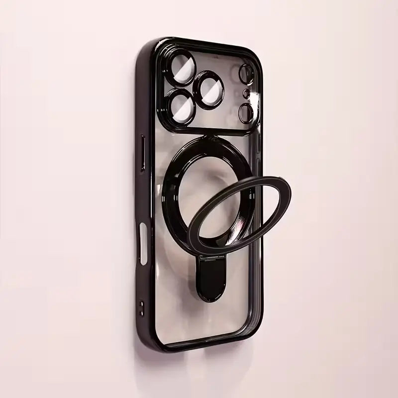 Designer Metallic Ring Holder Case