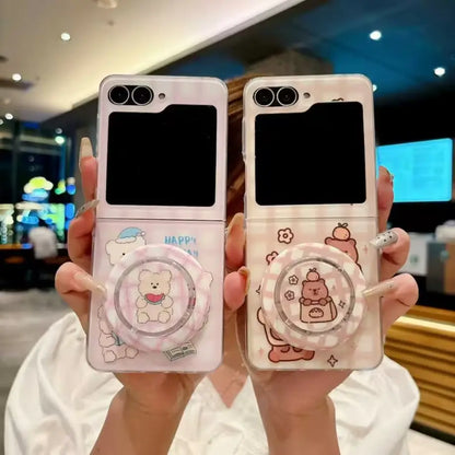 Cute Compact Holder Bear Case