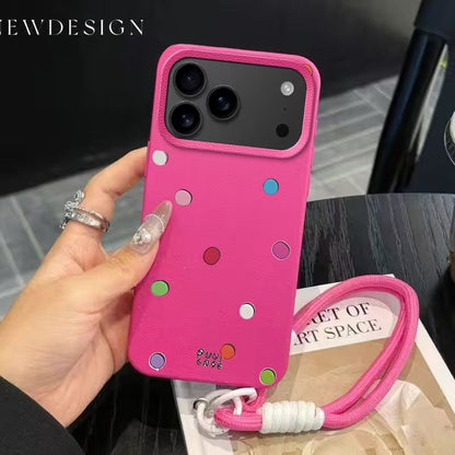 Happy Rainbow Dots Case