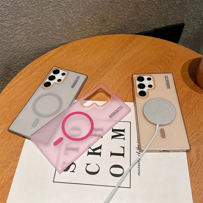 Frosted Translucent Dual Tone Lens Slim Case - Samsung