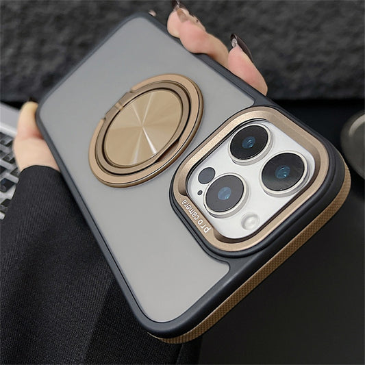 Refined Acrylic RingStand Shockproof Case - iPhone