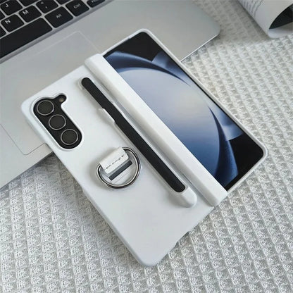 Galaxy Z Fold Series Ergonomic Ring Holder Case