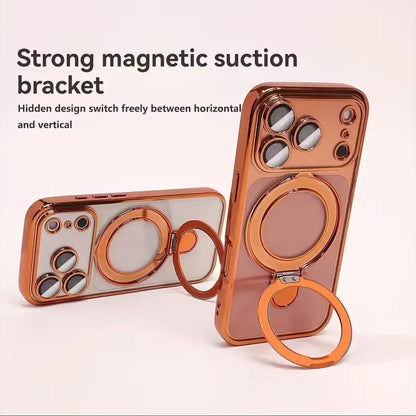 Designer Metallic Ring Holder Case