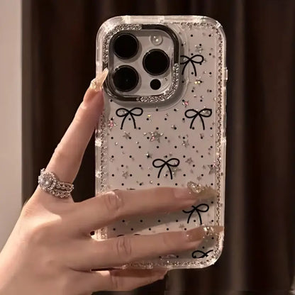 Twinkle Ribbon Bow Aesthetic Case