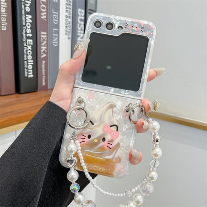 Adorable Ice Cream Anime Case with Bracelet - Samsung