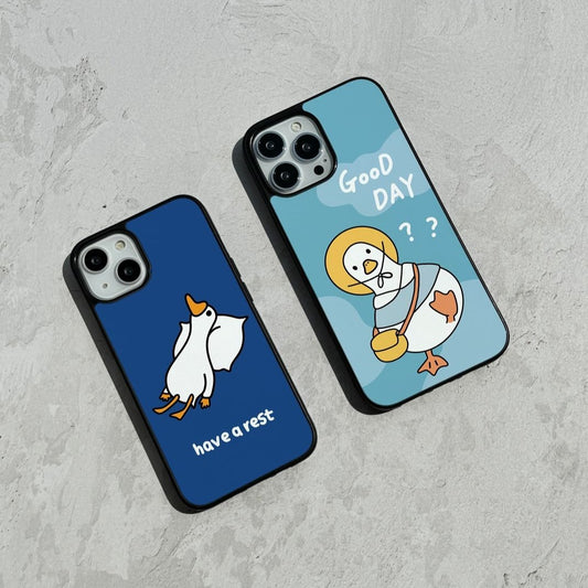 Cute Duck Love Couple Phone Case