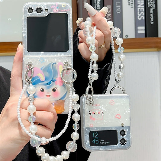 Adorable Ice Cream Anime Case with Bracelet - Samsung