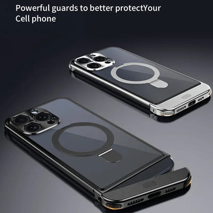 Modular Clear Magnetic Ring Holder Case - iPhone