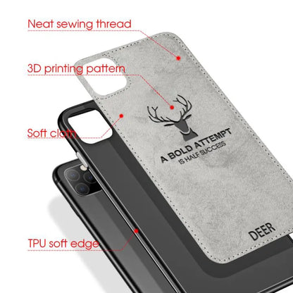 Luxury Elk Design Cloth Texture Case - OnePlus