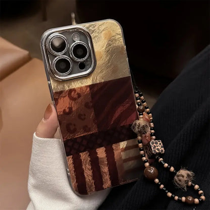 Chic Retro Leopard Bracelet Phone Case