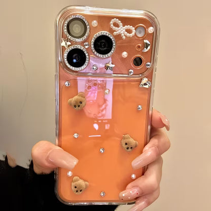 Teddy Jewel Charm Stardust Case