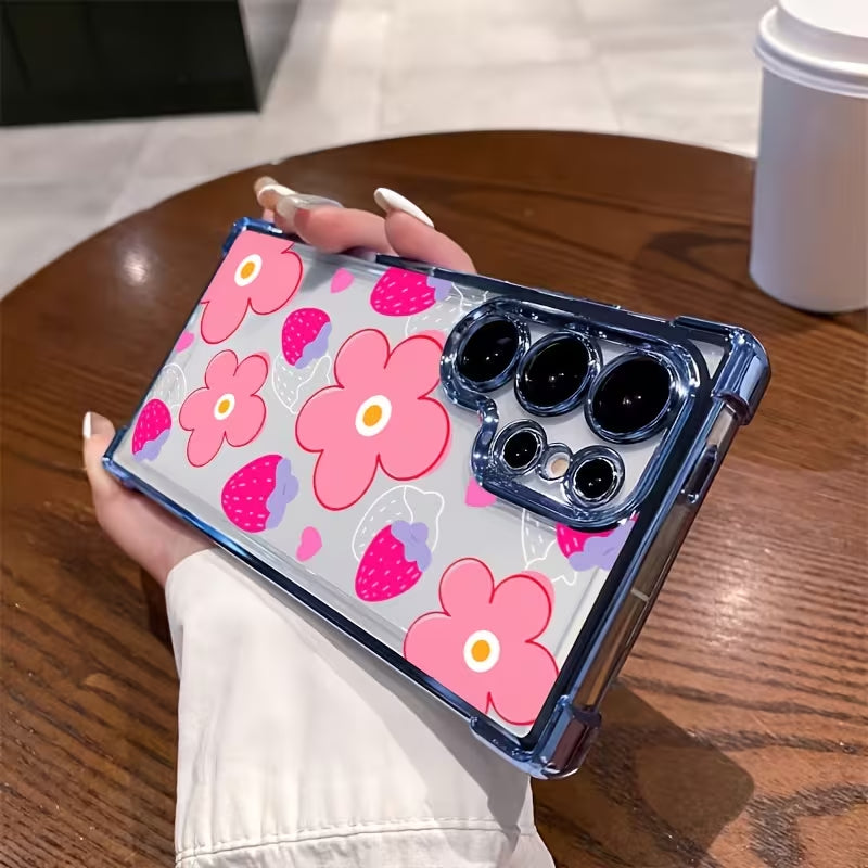 Floral Strawberry Joy Case