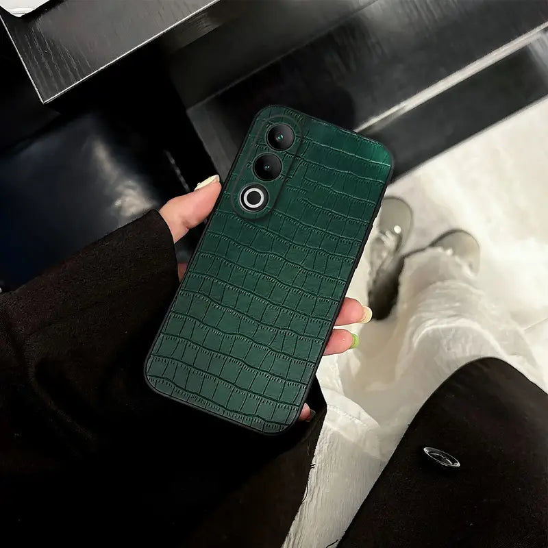 OnePlus Nord Series Refined Crocodile Embossed Leather Case
