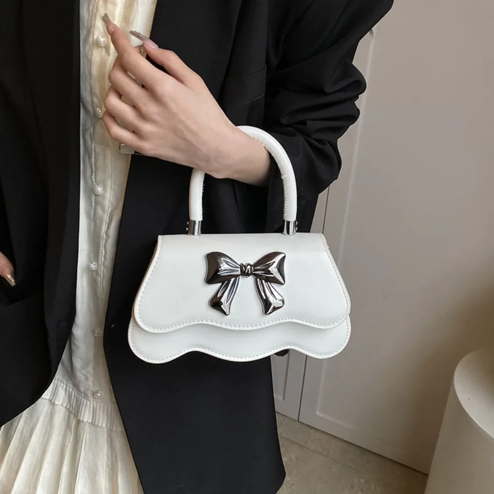 Bow-Accent Mini Handbag