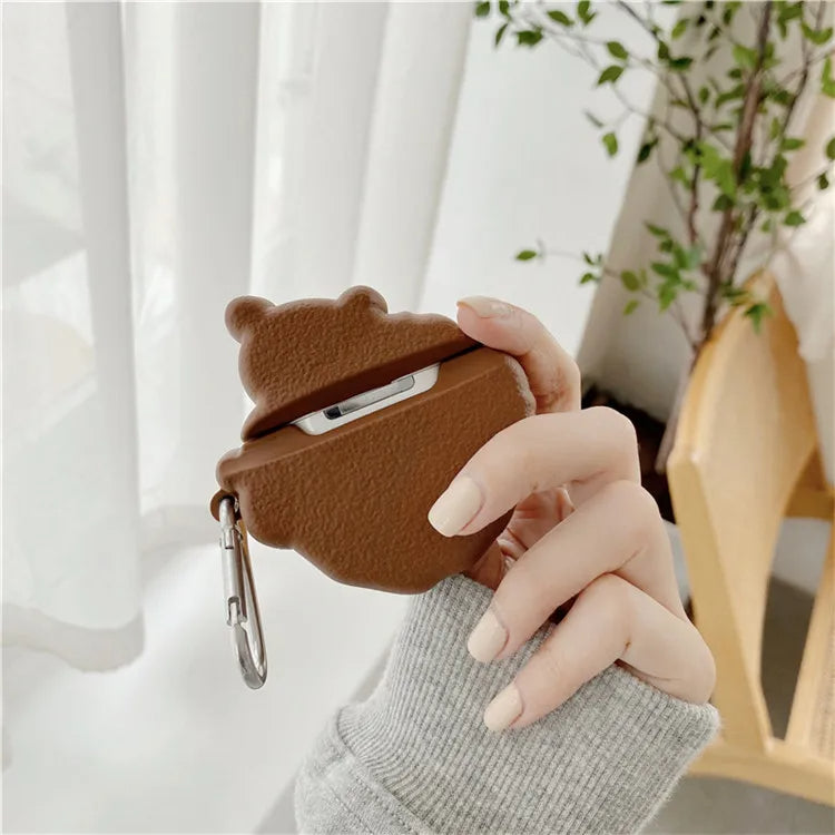 Cute Bear Cookies Design Case for AirPods