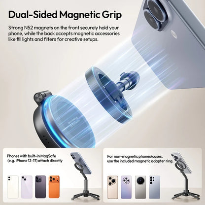 Adjustable Foldable Magnetic Ring Phone Stand